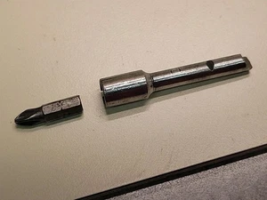 Sechskant Bit Adapter & Nr. 2 Kreuzschlitz für Yankee Stanley North Bros 130 30 68-130  - Bild 1 von 10