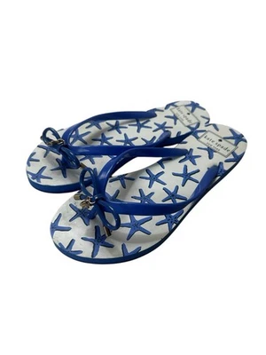 Sandalias Kate Spade NY Abatibles Azul Estrella de Mar Arco Nova Tanga Ligeras 7-8 Foto 1 de 4
