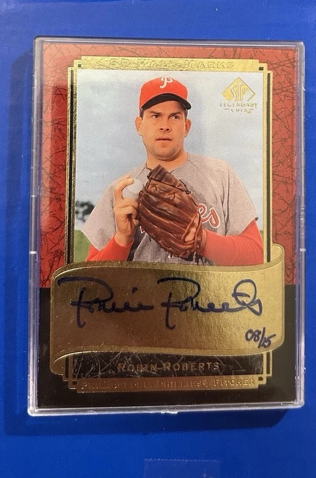 2003 UD SP Legendary Signatures Robin Roberts AUTO Phillies 8/15 - Image 1 of 3