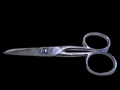 Gingher Scissors 5" Chrome - Image 1 of 4