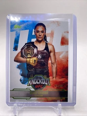2025 TOPPS UFC KNOCKOUT Alexa Grasso /99 Like Green Sp Flyweight - Image 1 of 3