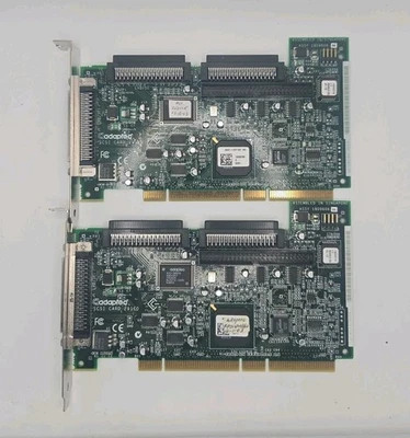 2 Pair Of Adaptec 29160 64Bit PCI-X Ultra160 LVD SCSI Controller Cards - Image 1 of 4
