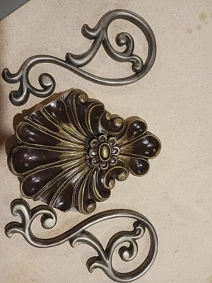 gingerbread salvaged from old cabinet being restored steampunk - Image 1 of 4