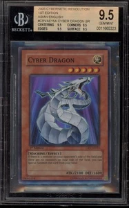 Yu-Gi-Oh! Cyber Dragon Cybernetic 1st Ed ASIAN-ENGLISH CRV-AE-015 BGS 9.5 - Picture 1 of 2
