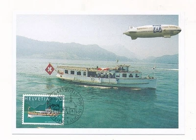D432225 Switzerland Maximum Card 2001 Boats Ships MS Rütli - Image 1 of 2