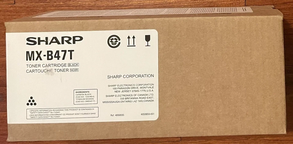 New Genuine Sharp MX-B47T Black Toner Cartridge - OVERBOX - GRADE A - Image 1 of 1