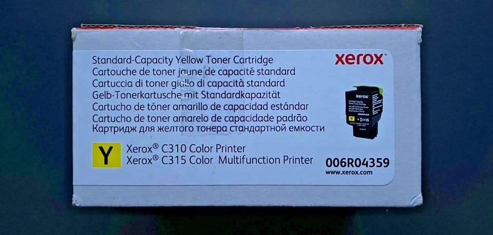 Genuine Xerox Toner - YELLOW 006R04359 - FOR C310 C315 PRINTERS (INC VAT) - Image 1 of 1
