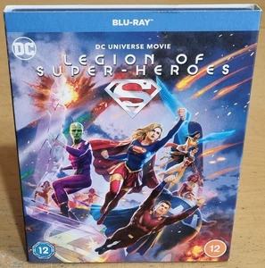 DC Legion Of Super-Heroes Movie Blu-Ray With Slipcase - Picture 1 of 2