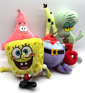 Plüsch Spongebob Schwammkopf Patrick Star Mr. Krabbs Thaddäus 2005 2007 2009 - Bild 1 von 22
