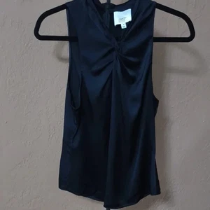 Top Cinq à Sept Lauren sin mangas 100 % seda talla mediana - Imagen 1 de 6