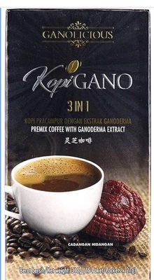 3 Boxes Gano Excel Cafe 3in1 Instant Coffee Packets Ganoderma USA Seller 12/2026 - Image 1 of 4