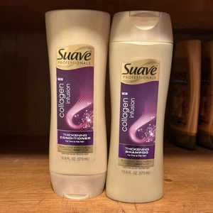 Suave Professionals Collagen Infusion Thickening 1 shampoo/1 conditioner - Picture 1 of 2