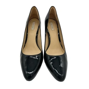Cole Haan Black Patent Leather Pumps Pointed Toe Heels Classic Size 9B - Picture 1 of 4
