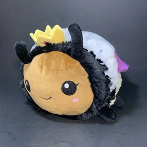 Squishable Queen Bee Plush Black Yellow Crown Robe 2022 Stuffed Animal 9” Toy - Picture 1 of 8