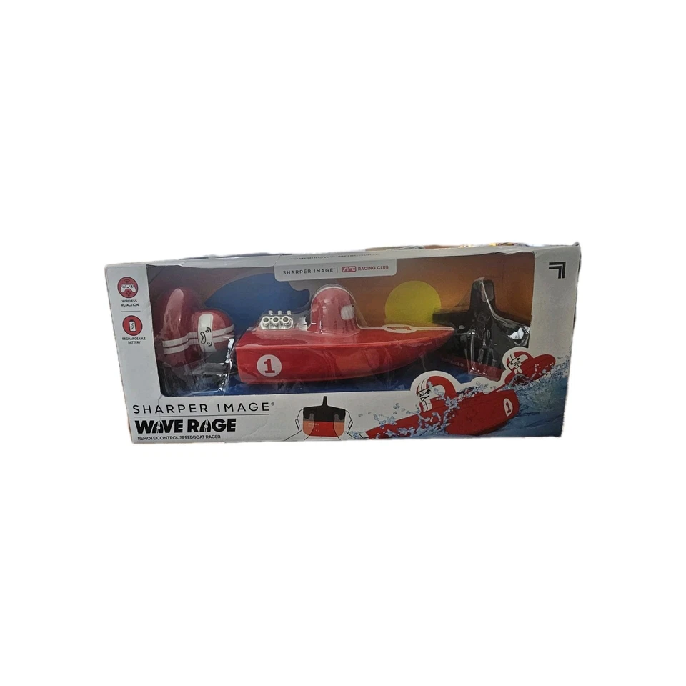 Sharper Image Wave Rage RED Remote Control Speedboat Racer NEW - Image 1 of 1