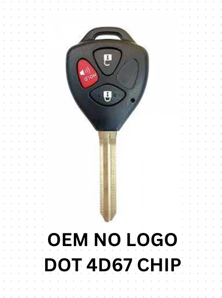 LLAVERO CABEZAL REMOTO DE 3 BOTONES PARA 2005-2008 SCION TC MOZB41TG OEM REFUNDIDO 4D67 Foto 1 de 1