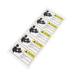5 Pcs Reading Instruction Sign Stickers Factory Equipment Accessories - Picture 1 of 12