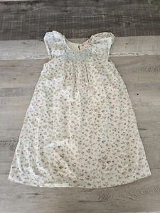 Ruby & Bloom Girls Dress White Blue Pink Ditsy Floral Lined Size 6 - Picture 1 of 6