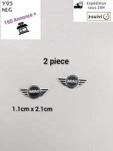 2 LOGO Mini autocollant pour CLE Clef Mini One Cooper S D Clubman - Foto 1 di 2