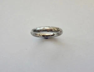 Cielo estrellado 28 BRILLANTES 0,64 quilates oro 585 todos los tamaños de anillos hechos a mano - Imagen 1 de 3