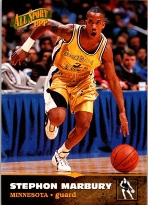 1996 The Score Board Inc. #9 Stephon Marbury NearMint/Mint - Image 1 of 2