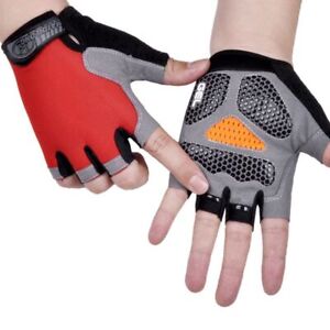 Fitness Half Finger Gloves Cycling Non Slip Breathable Sport Glove Bike Bicycle