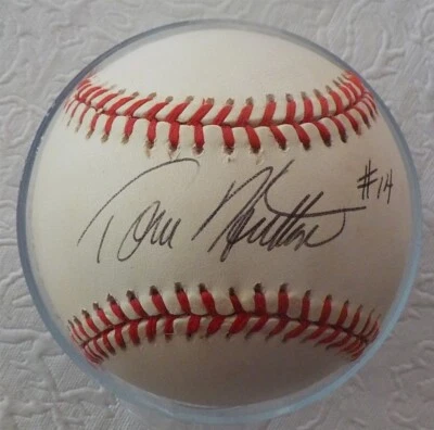 Tom Hutton Autographed National League Baseball - Image 1 of 2