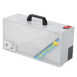 Cabina de pulverización de aerógrafo con mesa giratoria extractor de filtro de escape plegable Reino Unido 50HZ - Imagen 1 de 24