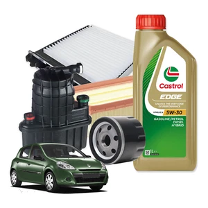 KIT TAGLIANDO CASTROL EDGE 5W30 PER RENAULT CLIO III 1.5 dCi - Afbeelding 1 van 5