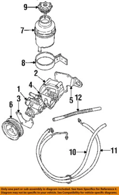 Used Power Steering Pump fits: 1999 Land rover   Grade A - Image 1 of 4