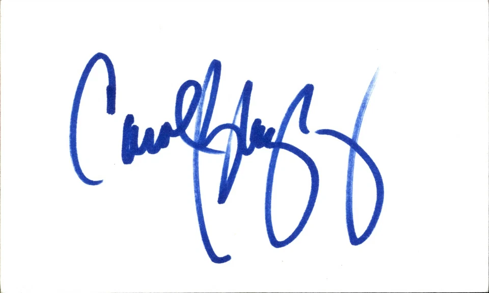 Carol Blazejowski Signed Index Card 3x5 Autographed Liberty HOF 66953 - Image 1 of 1