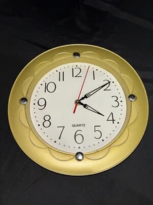 Quartz Wall Clock, Unadjusted,Baitu 9168,No jewels*-Used/Defective,Tested-Works - Picture 1 of 24