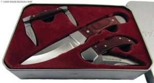 Winchester 4-Piece Knife Set Tin Presentation Gift Box - Picture 1 of 12