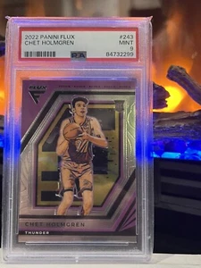 Chet Holmgren 2022-23 Panini Flux #243 Rookie RC OKC Thunder PSA 9 - Bild 1 von 2