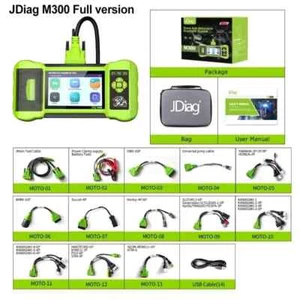 JDiag M300 Motorcycle Diagnostic OBD2 Scanner ABS Engine For BMW Ducati tools - Bild 1 von 12