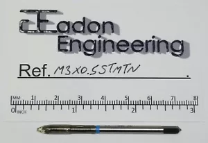 M3 x 0.5mm Metric Straight Machine Tap, HSS. By top brands. - Picture 1 of 8
