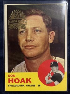 2012 Topps Heritage 1963 Buybacks #305 Don Hoak (50th Anniversary Logo)