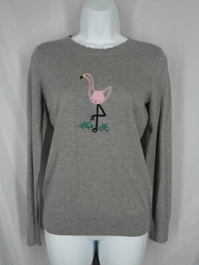 Banana Republic Forever Yarn Flamingo Gray Sweater Size XS New - Picture 1 of 10