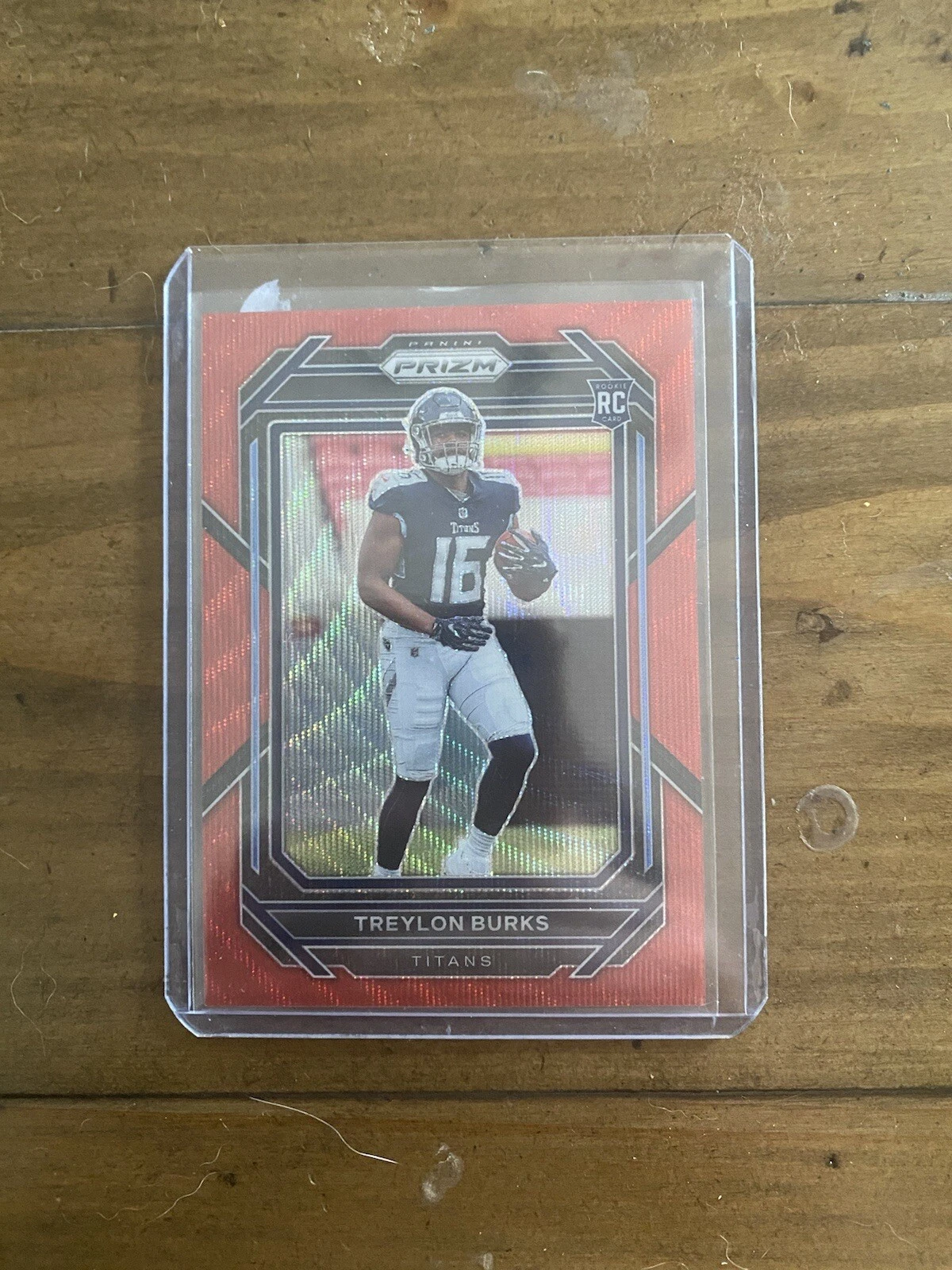 TREYLON BURKS ROOKIE /149 RED WAVE 2022 PANINI PRIZM #313 TENNESSEE TITANS