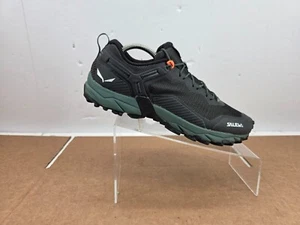 Salewa Ultra Train 3 Herren Schwarz Grün Laufen Wandern Schuhe Turnschuhe Gr. 9 - Bild 1 von 12
