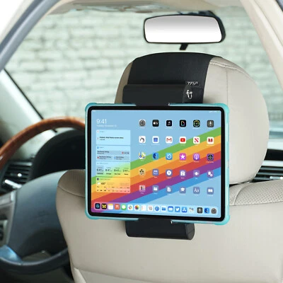 Car Tablet Holder, Universal Headrest Mount for 4.5-12.9 inch iPad, Galaxy Tab - Image 1 of 4