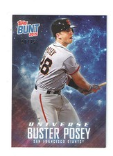 2015 Topps Update Buster Posey Bunt Universe SP 18/25