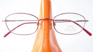 Gafas marco de metal rojo plata mujer niña montura montura talla M - Imagen 1 de 4