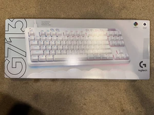 Nuova tastiera da gioco meccanica cablata Seal Logitech G G713 TKL bianca nebbia GX blu - Foto 1 di 9