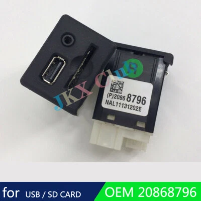 GENUINE For Vauxhall INSIGNIA ZAFIRA SD CARD/USB & AUX SOCKET l NEW- 20868796 - Image 1 of 3