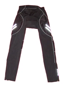 Parateck UPF50 Mens XL 3D Gel Padding Reflective Long Cycling Compression Tights - Picture 1 of 13
