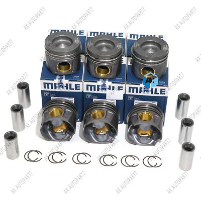 Juego de 6 anillos de pistón de gran tamaño 0,5 mm para Mercedes-Benz G350d ML350 CDI OM642 3,0 Foto 1 de 4