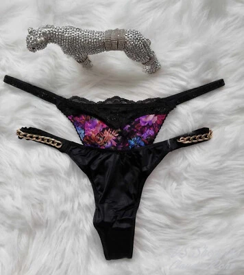 Victoria's Secret*Very Sexy*String*Kettenriemen*Strass*Spitze*Gr S, M, L**KP 29€ - Bild 1 von 3