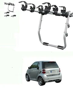 FAHRRADTRÄGER HINTEN 3 FAHRRÄDER FÜR SMART W451 PULSE BJ 2012 HERREN DAMEN MB - Bild 1 von 7