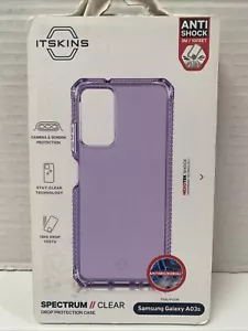 ITSKINS Spectrum Clear Series Case for Samsung Galaxy A03s - Light Purple - Picture 1 of 3